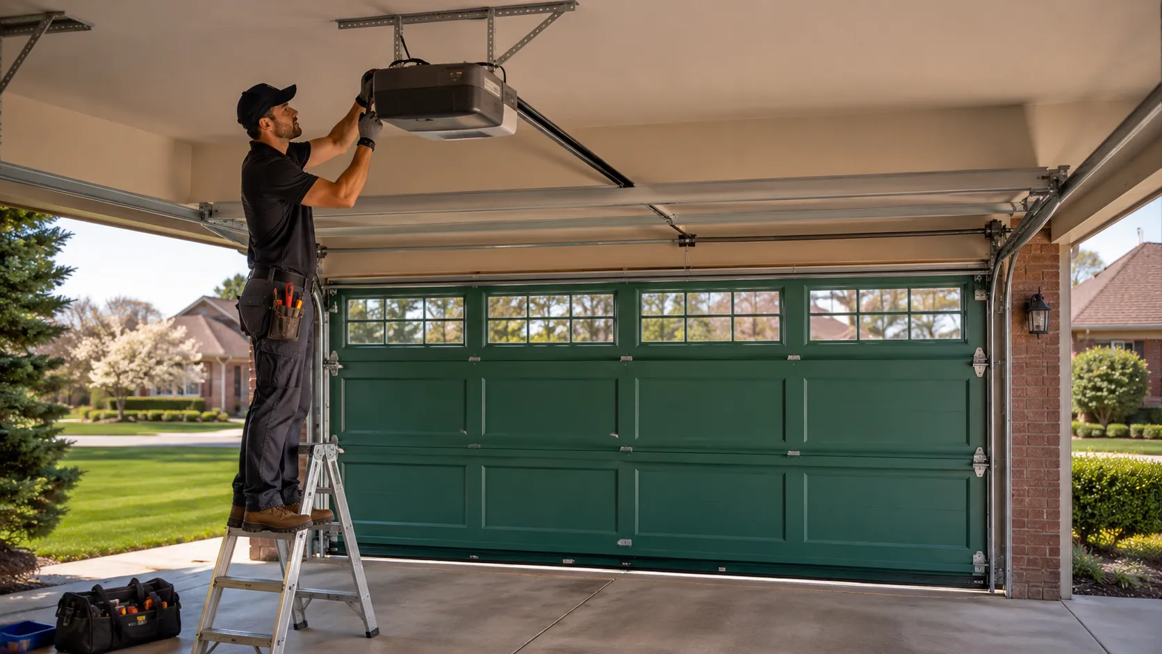 New Garage Door Installation for Shelley Homes