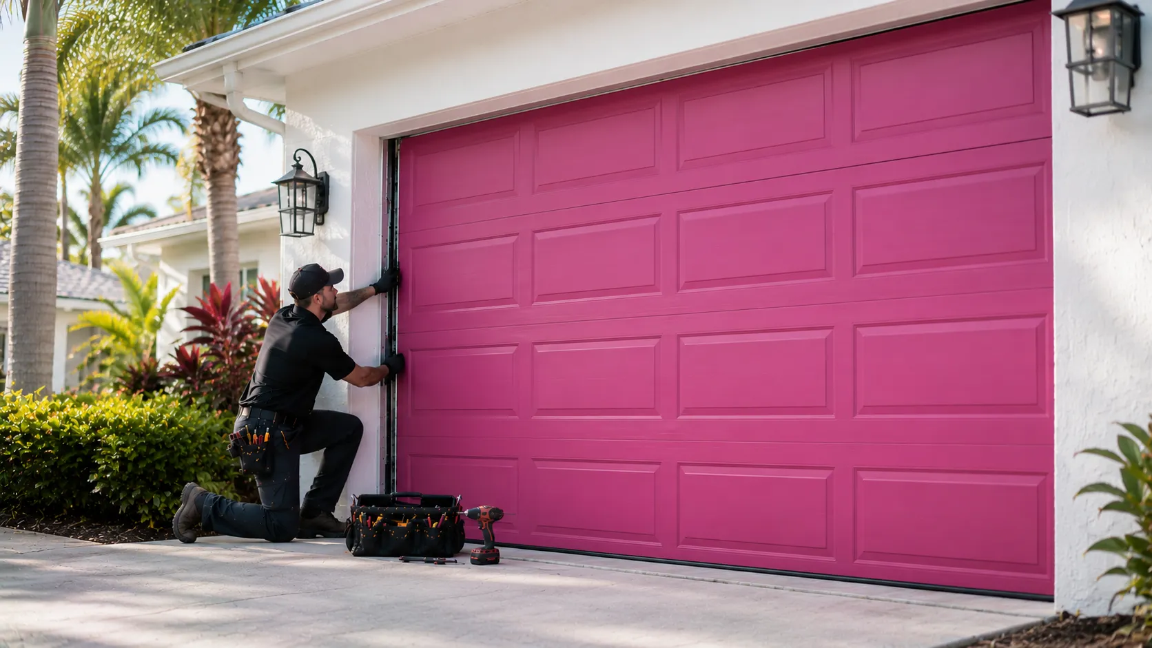 Spring Repair for Rigby's 1978-Era Garage Doors