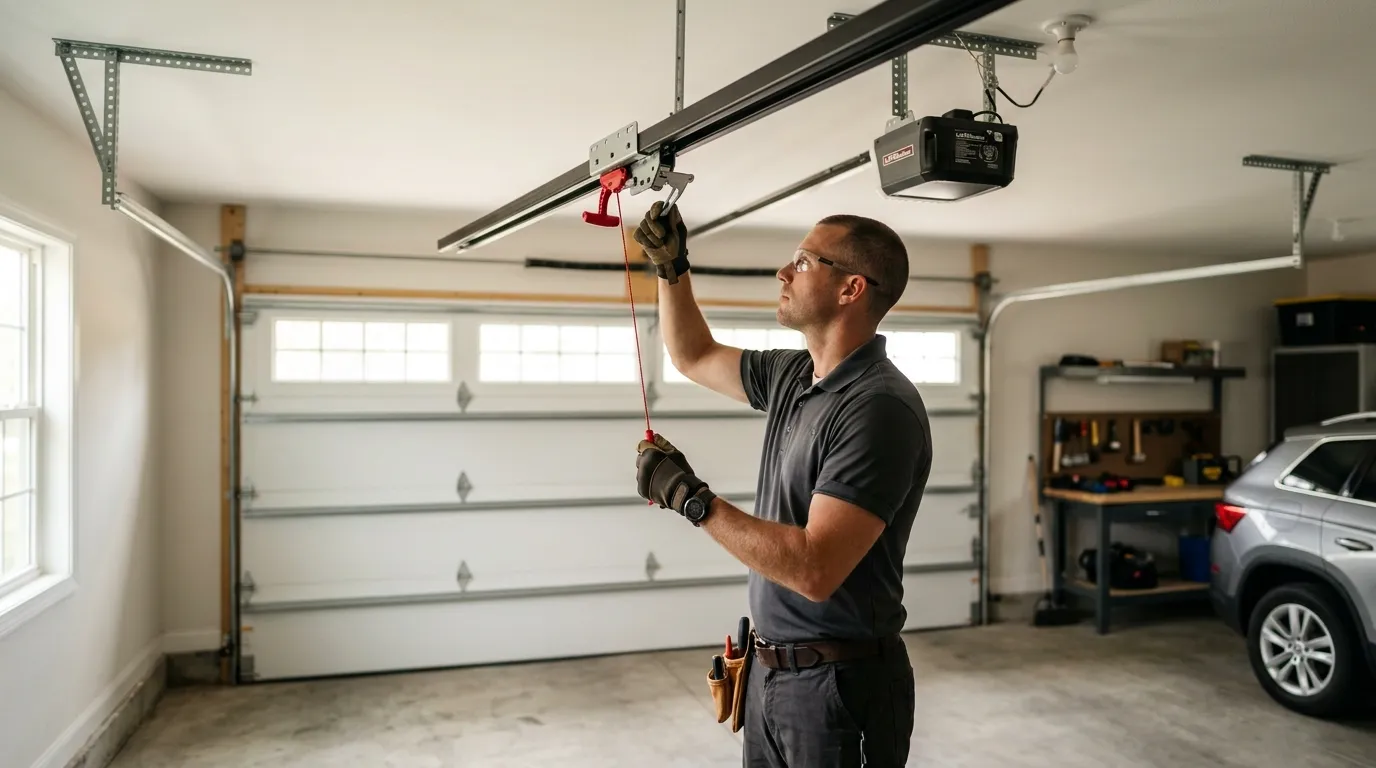 Full-view glass garage door