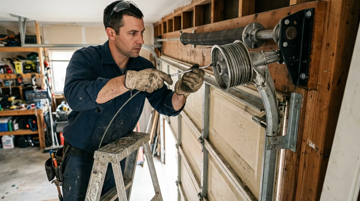 Repaired & tested - Idaho Falls garage door service