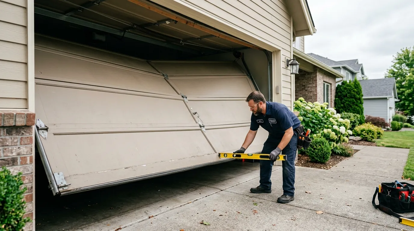 Repaired & tested - Idaho Falls garage door service