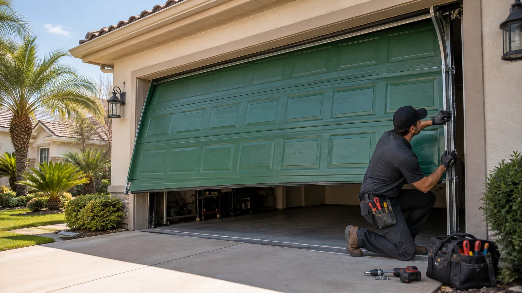 Off-Track Door Repair for Ririe's Older Steel Doors